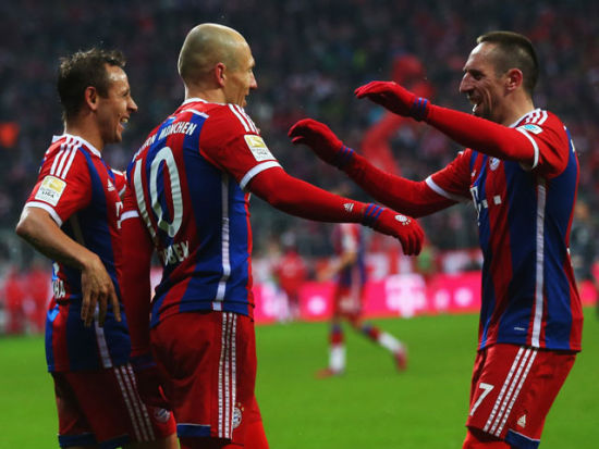  德甲霸主拜仁慕尼黑大比分狂胜弱旅