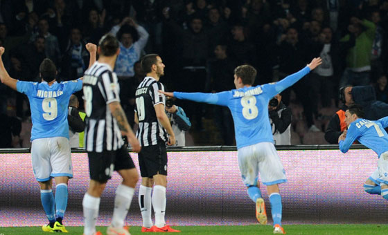  尤文图斯意甲主场不敌那不勒斯